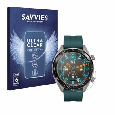 Immagine di savvies (6 Pezzi Pellicola Protettiva per Huawei Watch GT Active Protezione Schermo Trasparente