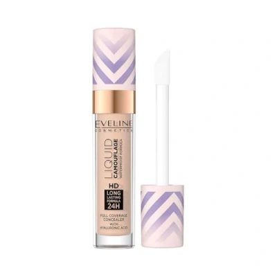 Immagine di Eveline Cosmetics Correttore Liquido Camouflage Impermeabile Formula Nutriente con Acido Ialuronico e Burro di Karité, Disponibile in 5 Tonalità