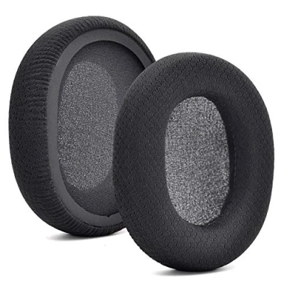 Immagine di Cuscinetti auricolari di ricambio per cuffie Steelseries Arctis 3 5 7, nero