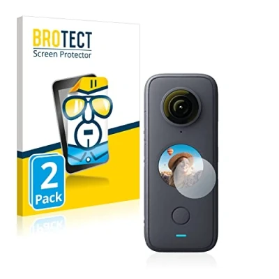 Immagine di brotect Pellicola Protettiva per Insta360 One X2 Protezione Schermo (2 Pezzi) [Trasparente, Anti Impronte]