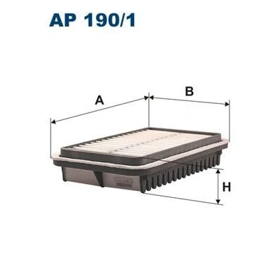 Immagine di FILTRON AP 190/1 filtro aria 42 138 238 Cartuccia SUZUKI: Alto VI, Wagon R+ I Hatchback, R III Hatchback