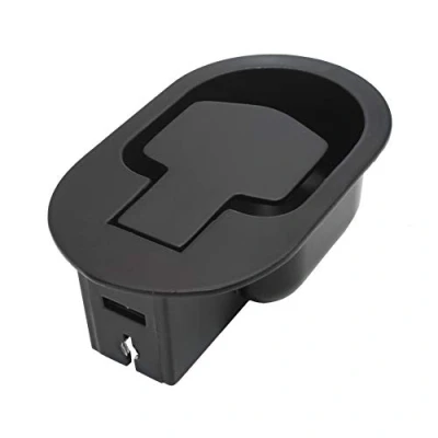 Immagine di Leen4You 1 Pezzo di Ricambio per Poltrona reclinabile e Divano reclinabile, in Alluminio Resistente, con Leva Rilascio Metallo, Colore Nero