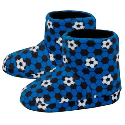Immagine di Pantofole da Calcio per Bambini Stivaletti Scarpe casa Ragazzi e Ragazze Foderate in Pile