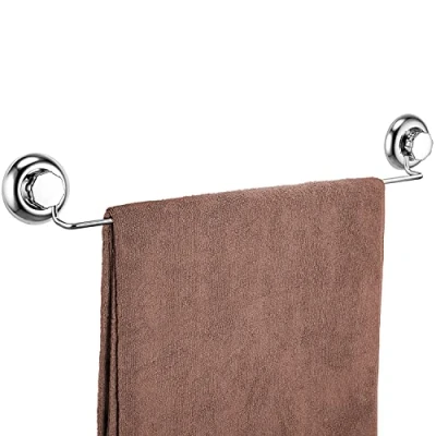 Immagine di MaxHold Barra PortaAsciugamano 18&quot; Sistema di Vuoto Niente Fori Necessari Portasciugamani da parete in Acciaio Inossidabile Utilizzabile Bagno e Cucina