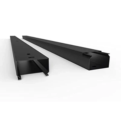 Immagine di Canalina per cavi Pro con foro inferiore, alloggiamento cavi, 10 m, 40 x 25 mm, 1 colore: nero
