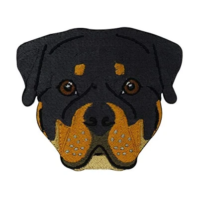 Immagine di Finally Home Rottweiler Toppa termoadesiva per cani, toppe bambini, cani e animali