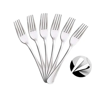 Immagine di Mr. Spoon Minimal Collection Set di Posate da Portata in Acciaio Inossidabile 6 forchette Pesce 19x 2,65 cm
