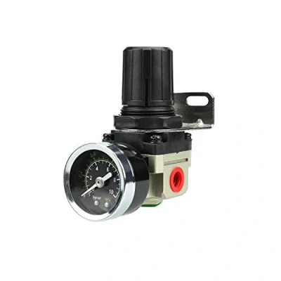 Immagine di Regolatore di pressione con riduttore alta qualità per compressore utensili ad aria compressa, 1/4 pollice