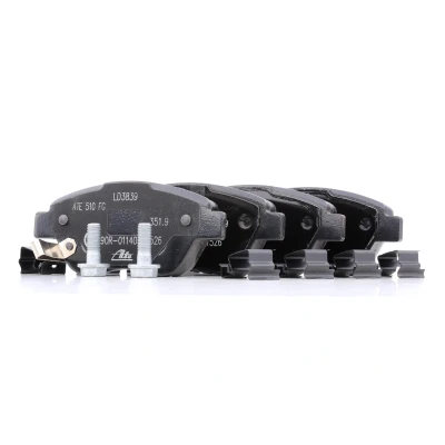Immagine di ATE Ceramic 13.0470 3839.2 Kit pastiglie freno con segnalatore acustico usura bulloni pinza accessori OPEL: Corsa D Hatchback, Adam