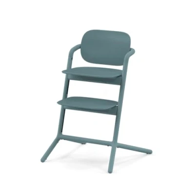 Immagine di CYBEX Gold LEMO Seggiolone, Per Crescere Insieme a Voi, Da 3 99 Anni, Utilizzabile dalla Nascita con gli Attacchi Separati, Alluminio/Plastica, Stone Blue (Blu)