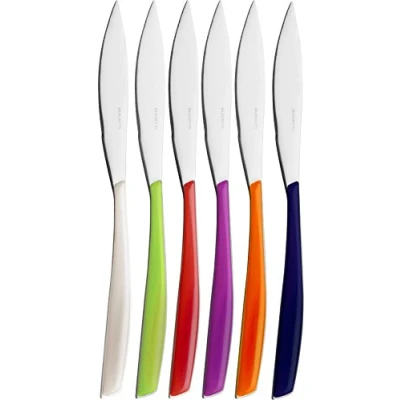 Immagine di BUGATTI GLAA 021F35/6 Glamour Set 6 Pezzi Coltello Bistecca, Multicolore