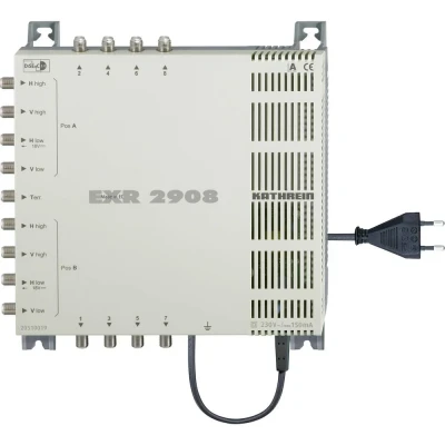 Immagine di Kathrein EXR 2908 SAT multiswitch Ingressi (Multiswitch): 9 (8 satellitare / 1 terrestre) Numero utenti: 8