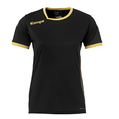 Immagine di Kempa Curve Trikot, Maglietta Donna, nero/oro, XS