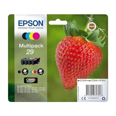 Immagine di EPSON MULTIPACK 29 FRAGOLA CONF.4CARTUCCE