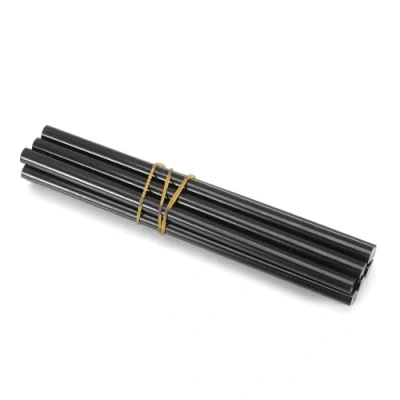 Immagine di Bastoncini Stick Colla Caldo 10 Pezzi/Set 7x150 mm Colorato Hot Melt Glue Sticks Alta Viscosità Strumento Riparazione DIY per Progetti Artigianali Piccole Riparazioni Pistola (Nero)