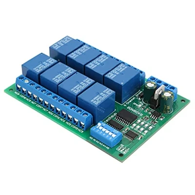 Immagine di Modulo Espansione, relè PLC DC 12V, Comando Modbus per Ricerca Protocollo RTU (R4D8A08)