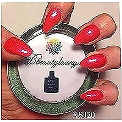 Immagine di Bluesky Smalto Per Unghie Gel, Rosso Luccichio, Xsj20, Rosso, Neon, Luccichio (Per Lampade Uv E Led) 10 Ml