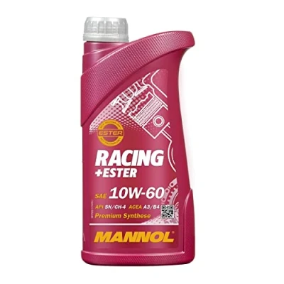 Immagine di MANNOL olio motore Racing + Ester, 10 W 60 API SN/SM/CF, 1 litro