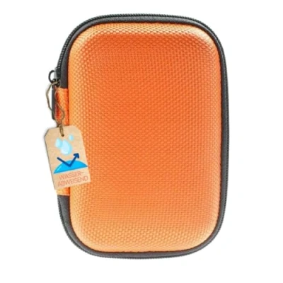 Immagine di caseroxx Misuratore di glicemia Caso Duro Adatto a Dexcom G7 / One+ in Arancio, Diabetico conservazione Custodia Copertura