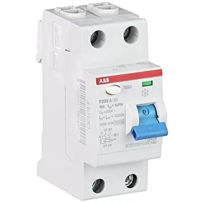 Immagine di ABB 2CSF202101R0160 F202 A 16/0,01 Interruttore differenziale 2 poli 16 0.01 230 V