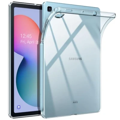 Immagine di TiMOVO Custodia per Samsung Galaxy Tab S6 Lite 2024/2022/2020, Cover Retro in TPU Trasparente &amp; Sottile Nuovo 10,4 Pollici Tablet,
