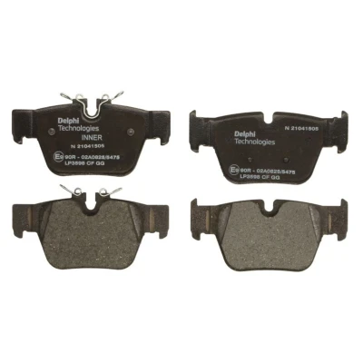 Immagine di DELPHI LP3598 Kit pastiglie freno Predisposto per contatto segnalazione usura con lamierino anticigolío senza accessori BMW: 1 Hatchback, X2