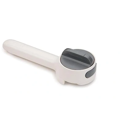 Immagine di Joseph Can Do Plus Apriscatole e Tira Anello, Apri barattoli manuale con manico lungo per una miglior presa, Plastica, Bianco/Grigio
