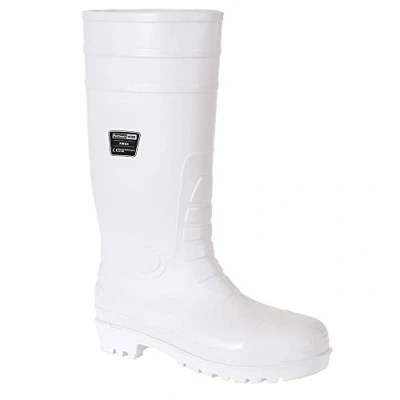 Immagine di Portwest FW84 S4 Stivali di sicurezza in gomma, Unisex Adulto, SRC, Bianco (Bianco Whr), 38 EU (5 UK)