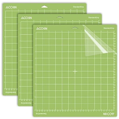 Immagine di Tappetino da taglio per Cricut Maker, Standard Grip tappetini Explore One/Air/Air 2/Maker con antiscivolo, accessori di ricambio Cricut, confezione 3