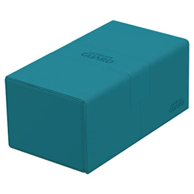 Immagine di Ultimate Guard Twin Flip`n`Tray 200+ XenoSkin Monocolor Petrolio