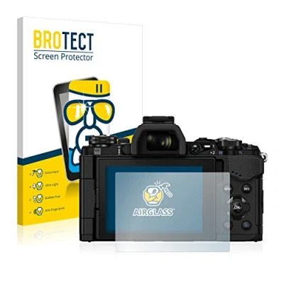 Immagine di brotect Pellicola Protettiva Vetro per Olympus OM D E M5 Mark II Protezione Schermo [Durezza Estrema 9H, Chiaro]