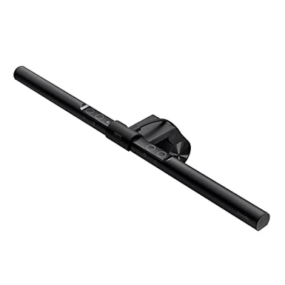 Immagine di BenQ ScreenBar Lampada da Scrivania LED Automatica con Funzioni di Regolazione della Luminosità senza Abbagliamento o Sfarfallio, Ufficio, Nero Opaco Alimentata Tramite USB [A]