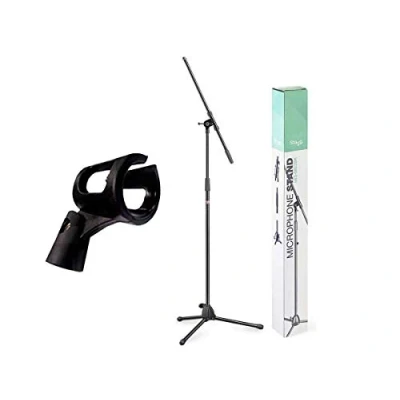 Immagine di Stagg MIS 0822BK Asta a Giraffa per Microfono, Nero