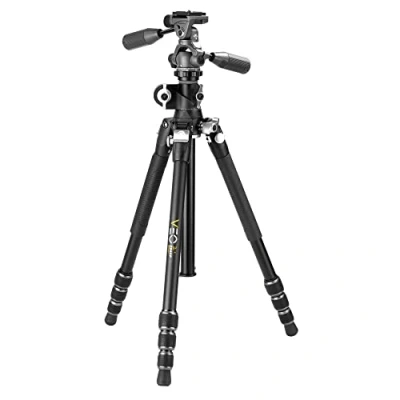 Immagine di Vanguard VEO 3T+ 234AP Treppiede in alluminio decentrato e pieghevole con testa girevole a 3 vie