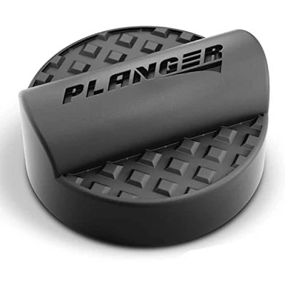 Immagine di PLANGER® Curby Pad cric in Gomma + 4 Tappi di Ventilazione (per Alcuni Modelli Audi) su Protegge Auto e SUV Grazie alla Forma