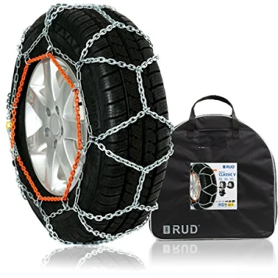 Immagine di RUD 4717076 Catene da Neve Classic V Rudmatic Montaggio con Staffa, Set di 2, S150