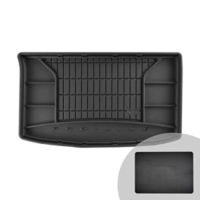 Immagine di FROGUM ProLine 3D Esclusivo Tappetino Vasca Baule Bagagliaio in gomma perfetto per Hyundai i20 I 2008 2015 Comodo organizzatore Bordi più alti