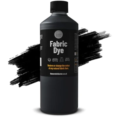 Immagine di Scratch Doctor Vernice liquida permanente per tessuti, colore nero, 1000 ml