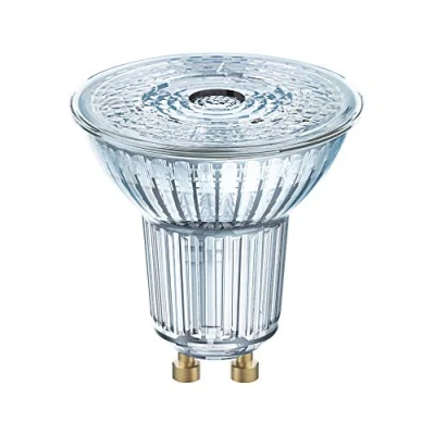 Immagine di Osram LED SUPERSTAR PAR16 Confezione da 10 x Spot LED, Attacco GU10, Bianco Freddo, 4000 K, 3.70 W = Equivalente a 35 W, PAR16, Chiaro, Taglia Unica