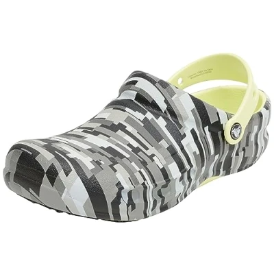 Immagine di Crocs Bistro Graphic Clog, Zoccoli Unisex Adulto, Black Lime, 41/42 EU