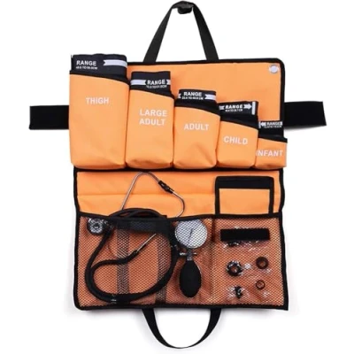 Immagine di LotFancy Sfigmomanometro Aneroide Professionale 5 in 1 con Stetoscopio e Polsini di Dimensioni, Tensiometro per Monitor Manuale della Misuratore Pressione Adulti, Bambini Custodia