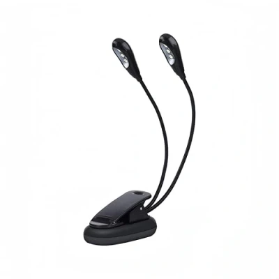 Immagine di Luce a led Leggio, lampadine per leggio da Lettura Regolabile Clip on E Reader Book &amp; Bed Headboard(6 Luci)