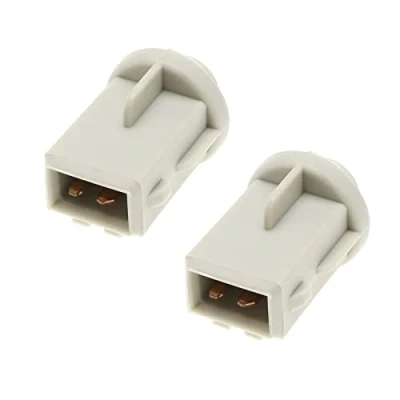 Immagine di Create idea 2 Pz Lampada Laterale Lampadina Supporti Sostituzione 191941669A Compatibile con VW T4 1990 a 2003 Portalampada Presa Alloggiamento Plastica