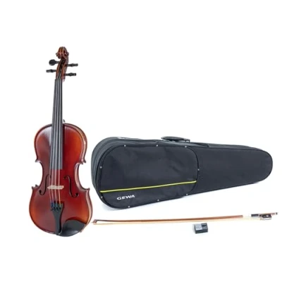 Immagine di GEWA Violino serie Ideale VL 2 4/4 pronto da giocare, con arco di Massaranduba, corde Larsen Aurora, versione per mancini