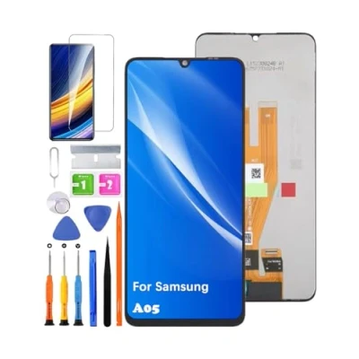 Immagine di HLYGZX Display di ricambio originale per schermo LCD Samsung Galaxy A05, A055F A055M Touch Digitizer Assembly Kit parti riparazione