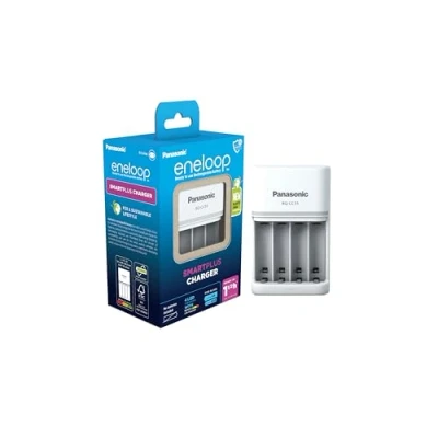Immagine di Panasonic Smart &amp; Quick BQ CC55 Caricatore per pacchi batteria NiMH Ministilo (AAA), Stilo (AA)