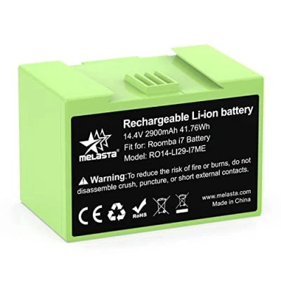 Immagine di melasta 14,4V 2900mAh Li ion Batteria di Ricambio per iRobot Roomba i8/i8+ i7/i7+ i4/i4+ i3/i3+ e5 e6 vuoto, Vaccum Cleaner 4624864 7150 7550 i7158 i7550 i755020