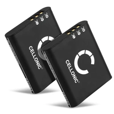 Immagine di CELLONIC 2X Batteria DB 110 Compatibile con Ricoh G900 G900SE GR III IIIx WG 6 DB110 1100mAh 3.6V 3.7V