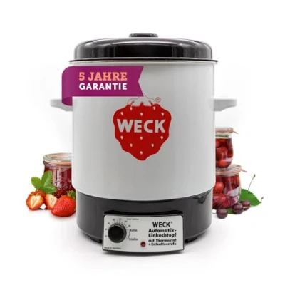 Immagine di WECK Distributore per bevande calde con spremiagrumi Bianco crema, Nero