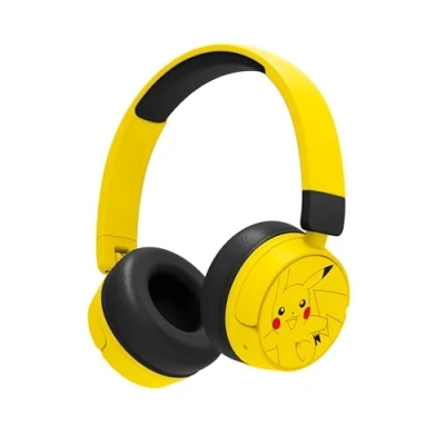 Immagine di OTL Technologies Cuffie per bambini senza cavo Pokemon Pikachu con controllo genitori del volume e la condivisione audio